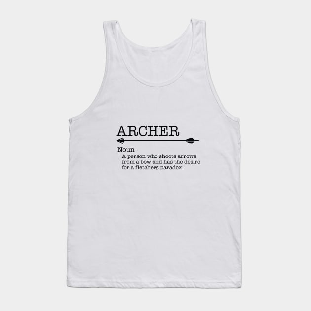 Archery - Archer Noun Tank Top by Kudostees